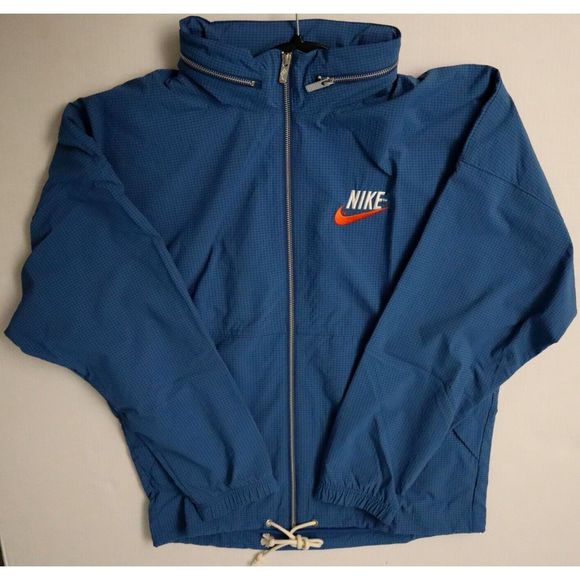 Nike DM5285 407 Men's Sz M Sportswear Woven Lined Hooded Jacket Blue - Picture 4 of 16